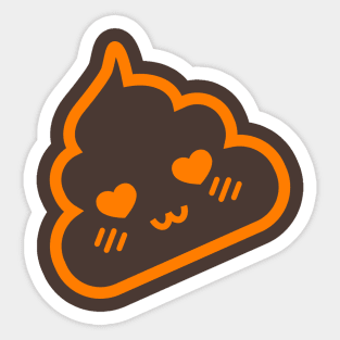 cute poo Sticker